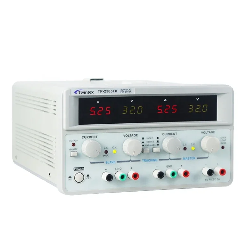 Dual Channel Linear Power Supply 30V 5A - Zasilacz laboratoryjny liniowy symetryczny, regulowany, dwukanałowy,