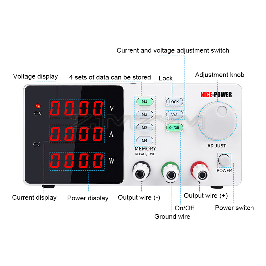 Gorąca sprzedaż 2025: Programo – High Precision Adjustable Lab Power Supply 120V 3A recenzja i cena