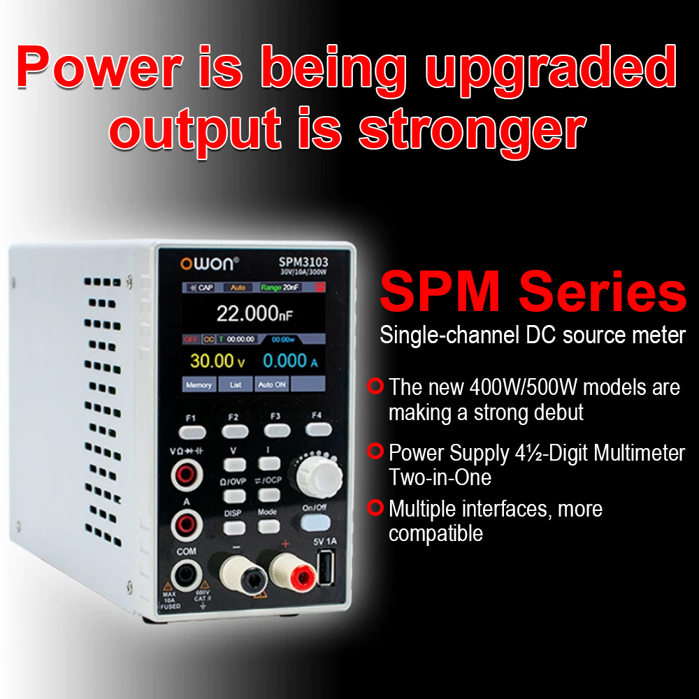 OWON SPM6103 Programowalny zas – Programmable Dc Power Supply 60V 10A recenzja i cena