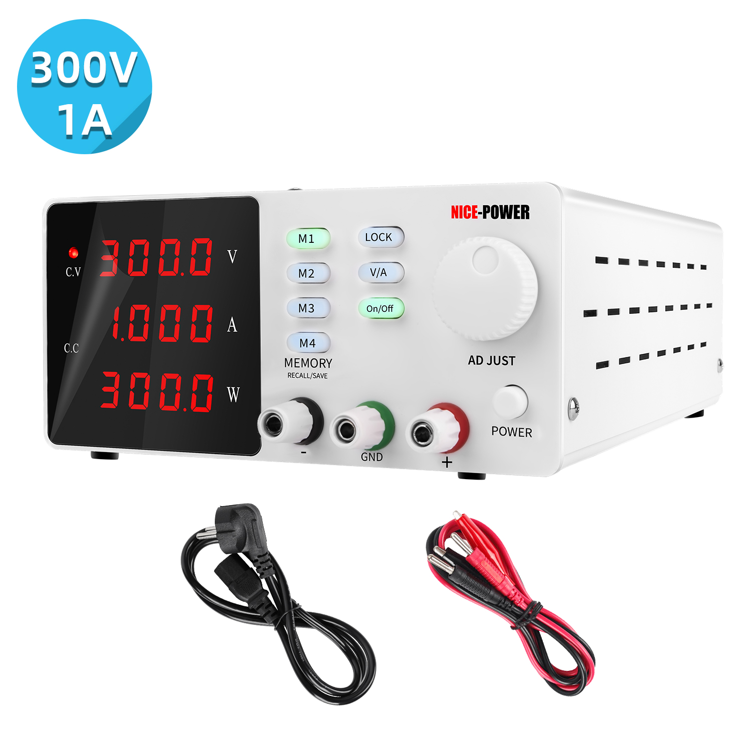 Zasilacz laboratoryjny NICE-PO – Switching Dc Power Supply 300V 1A recenzja i cena